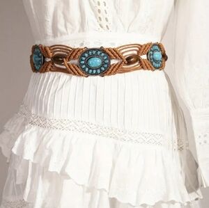 Vintage  Turquoise Waistband for woman